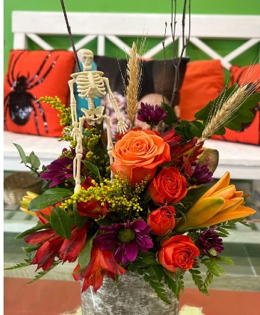 Boo-Quet Halloween Cube in Gibsonton, FL | Oops a Daisy LLC