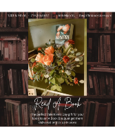 Book Bouquet Love Letters & Petals - A Floral Arrangement for Book Lovers