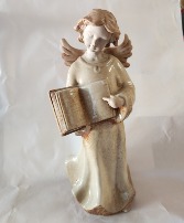Book of life  Angel  Clay ceramic Angel