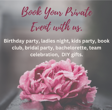 Book your own Private Party or event!  in Aurora, ON | Petal Me Sugar Florist