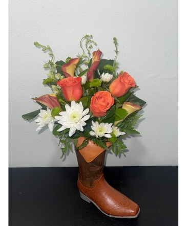 Boot  in Highlands, TX | Alma's Flowers