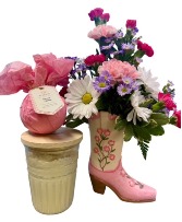 'BOOT SCOOTIN CUPID' GIFT BUNDLE Double "R" Exclusive Bouquet 