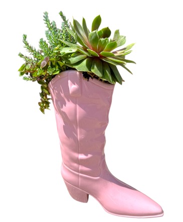 Boots on the Ground Succulent Planter in Laurel, MD | The Blooming Bohemian Boots on the Ground Succulent Planter in Laurel, MD | The Blooming Bohemian