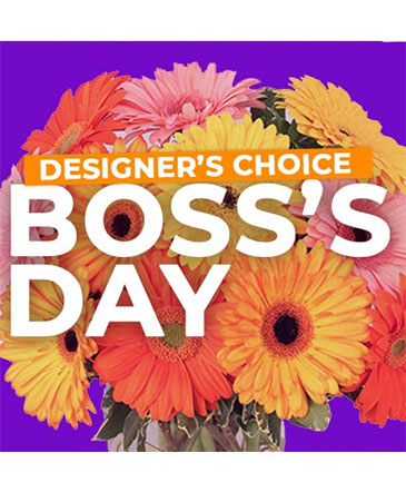 Boss's Day Design Custom Flowers in Crestview, FL | The Flower Basket Florist