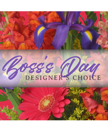 Boss's Day Flowers Designer's Choice in Nevada, IA | Flower Bed