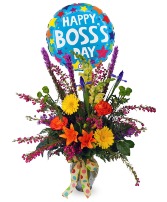 Boss's Day Wow vase 