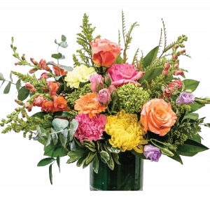Botanic Blooms Garden  Vase some flowers or colours maybe substituted 