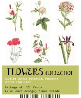 Botanical Card Set William Curtis Set "Flowers"