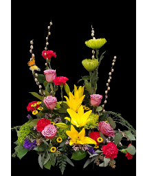 Botanical garden Fresh flowers