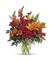 Botanical Orange Lily Bouquet 
