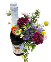 Bottle Floral Accent 