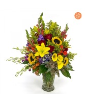 Bountiful Autumn Flower Arrangement