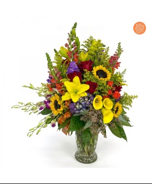 Bountiful Autumn Flower Arrangement