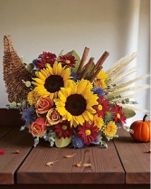 Classic Cornucopia Centerpiece Thanksgiving
