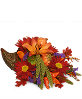 Bountiful Cornucopia Thanksgiving Bouquet in Lindsay, Ontario | KAWARTHA LAKES CLASSIC FLOWERS