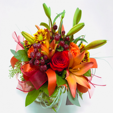 Bountiful Country Vase Arrangement in Janesville, WI | Floral Expressions