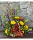 Bountiful Fall Fireside Basket Arrangement