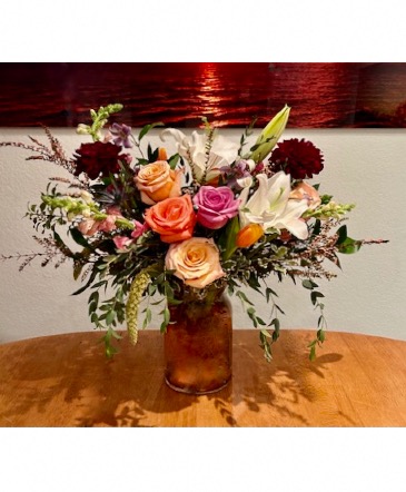 Bountiful Harvest Flower Arrangement in Laguna Niguel, CA | Reher's Fine Florals And Gifts