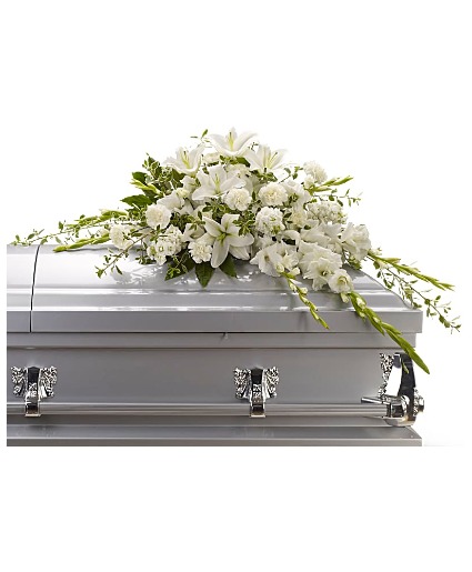 Bountiful Memories Casket Spray sympathy arrangements