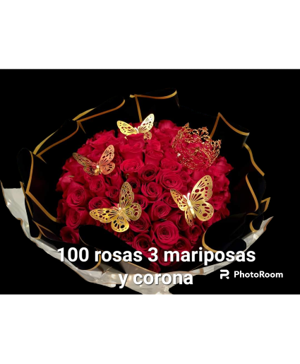 Bouquet buchon Roses