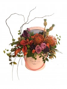 Bouquet Florist (Mixed Flowers) Pink Flower Box