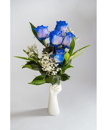 Bouquet for you Unique Hand vase Arrangement  available Feb 10th