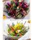 Bouquet mix flowers (Hand tied)  Chocolate and Mot 