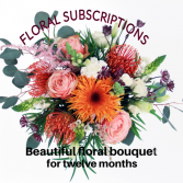 Bouquet Monthly Twelve Flower Bouquet Subscription