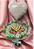 Bouquet of 12 red roses 