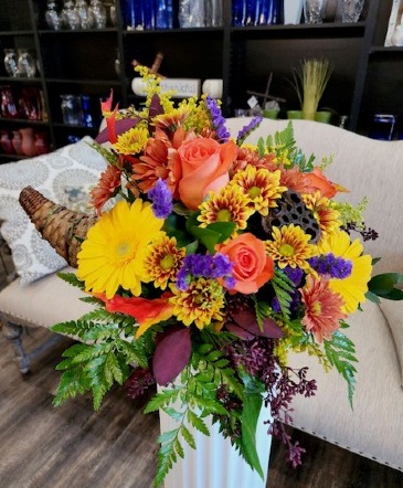 Bouquet of Blessings Cornucopia  in Acworth, GA | Davis Flowers