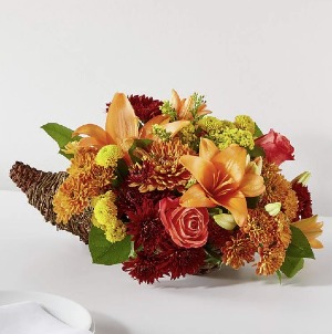 Bouquet of Blessings Cornucopia CenterPiece