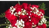 Bouquet of red roses Hand tied bouquet 
