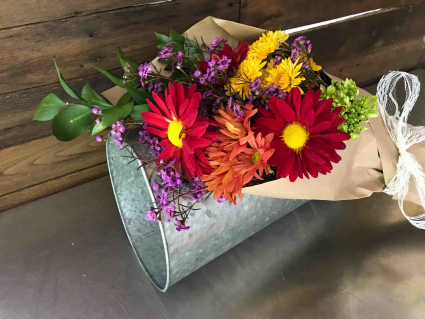 VC Bouquet of the Week Hand wrapped bouquet