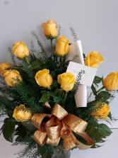 bouquet rosas amarilas # 10 rosas