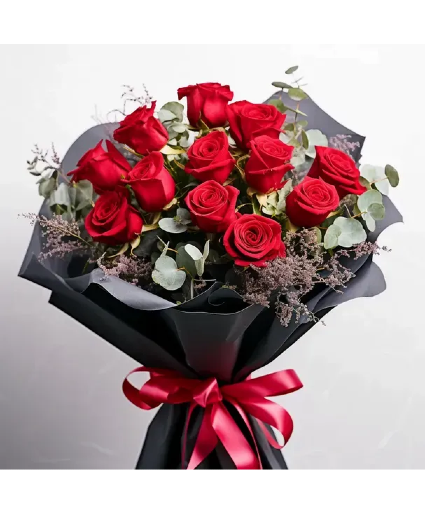 Bouquet roses Love