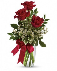 Bouquet with Red Roses roses