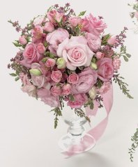 PURELY PINK Wedding Bridal Bouquet