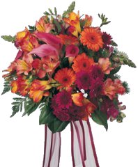 RAZZLE DAZZLE Wedding Bridal Bouquet
