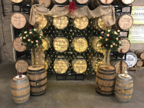 Bourbon Barrels and Nuptials  Non Traditional Wedding Alter 