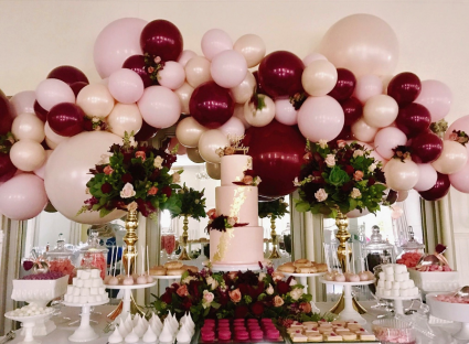 Boutique Balloon Garlands & Flowers In Collaboration with Parties 'N' More