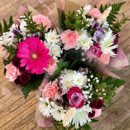 Boutique Pink and Purple Passion Bouquet Fresh cut bouquet