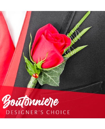 Boutonniere Florals Designer's Choice in Port Royal, SC | LAURA'S FLORIST