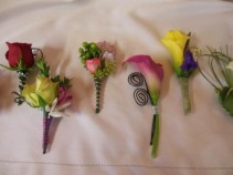 BOUTONNIERES PROM FLOWERS