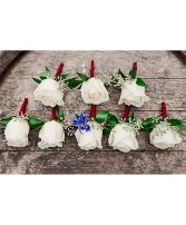 Boutonnières  Groomsmen