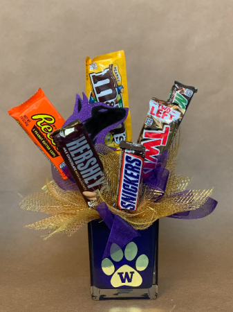 Bow Down Candy Bouquet in Moses Lake, WA | FLORAL OCCASIONS Bow Down Candy Bouquet in Moses Lake, WA | FLORAL OCCASIONS