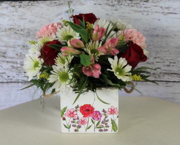 Box of Flowers  in Stevensville, MT | WildWind Floral Design Studio