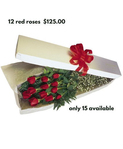 Box of Love and Kisses Boxed Roses