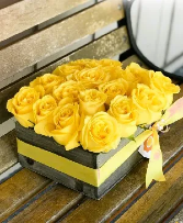 Box Of Sunshine Rustic Wooden Box in Weymouth, Massachusetts | Weymouth Flower Shop