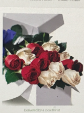Boxed Rainbow  Boxed Roses