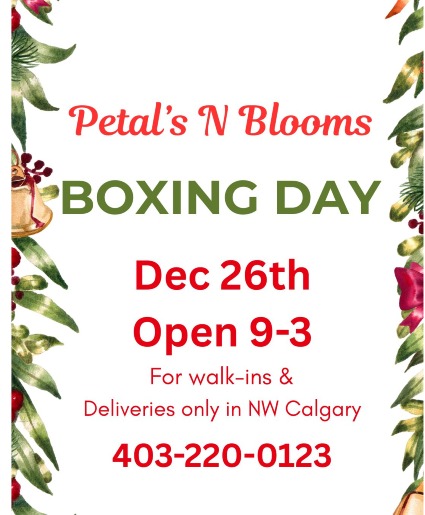 Boxing day, Dec 26th 2025 